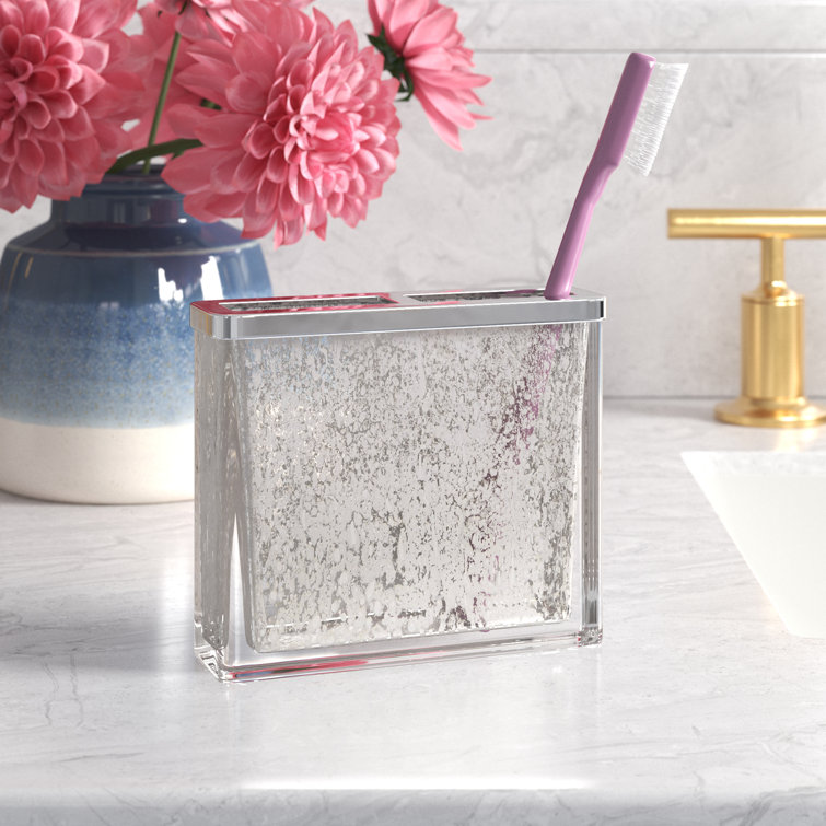 Etta Avenue™ Winona Mercury Glass Toothbrush Holder & Reviews Wayfair